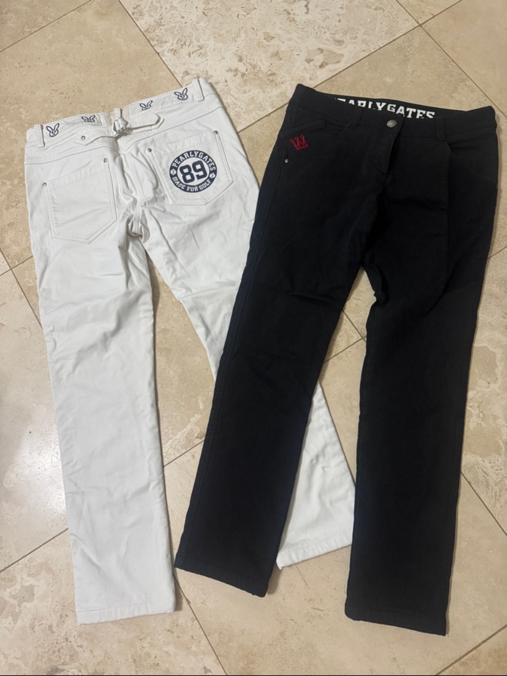 Pearly gates golf sweat pants set
